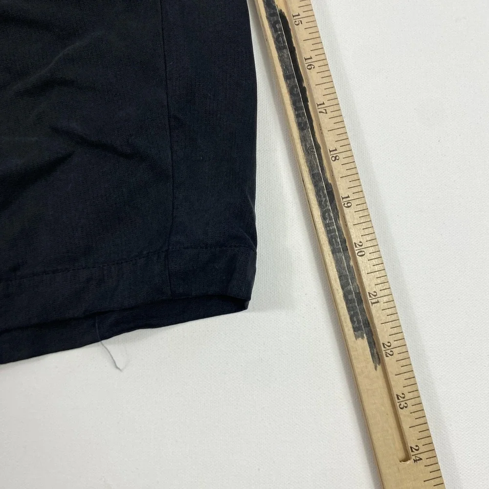 Tommy Bahama Shorts Mens 40 Black Silk Pleated Relax Fit island Chino Golf